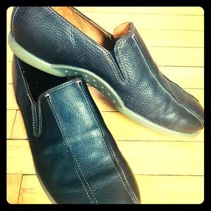 Ecco Mens Loafer size 10 black leather